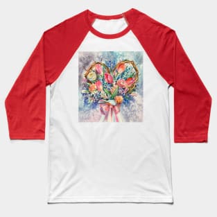 Flower heart Baseball T-Shirt